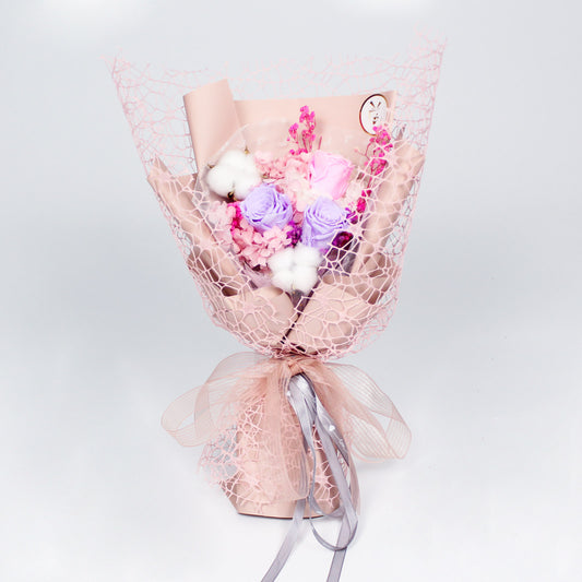 LILAC & PINK FOREVER BOUQUET | 3 ROSES
