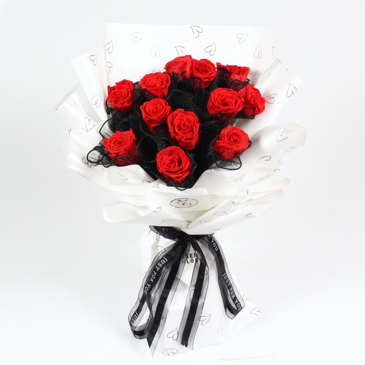 RED ROSE BOUQUET | 12 ROSES