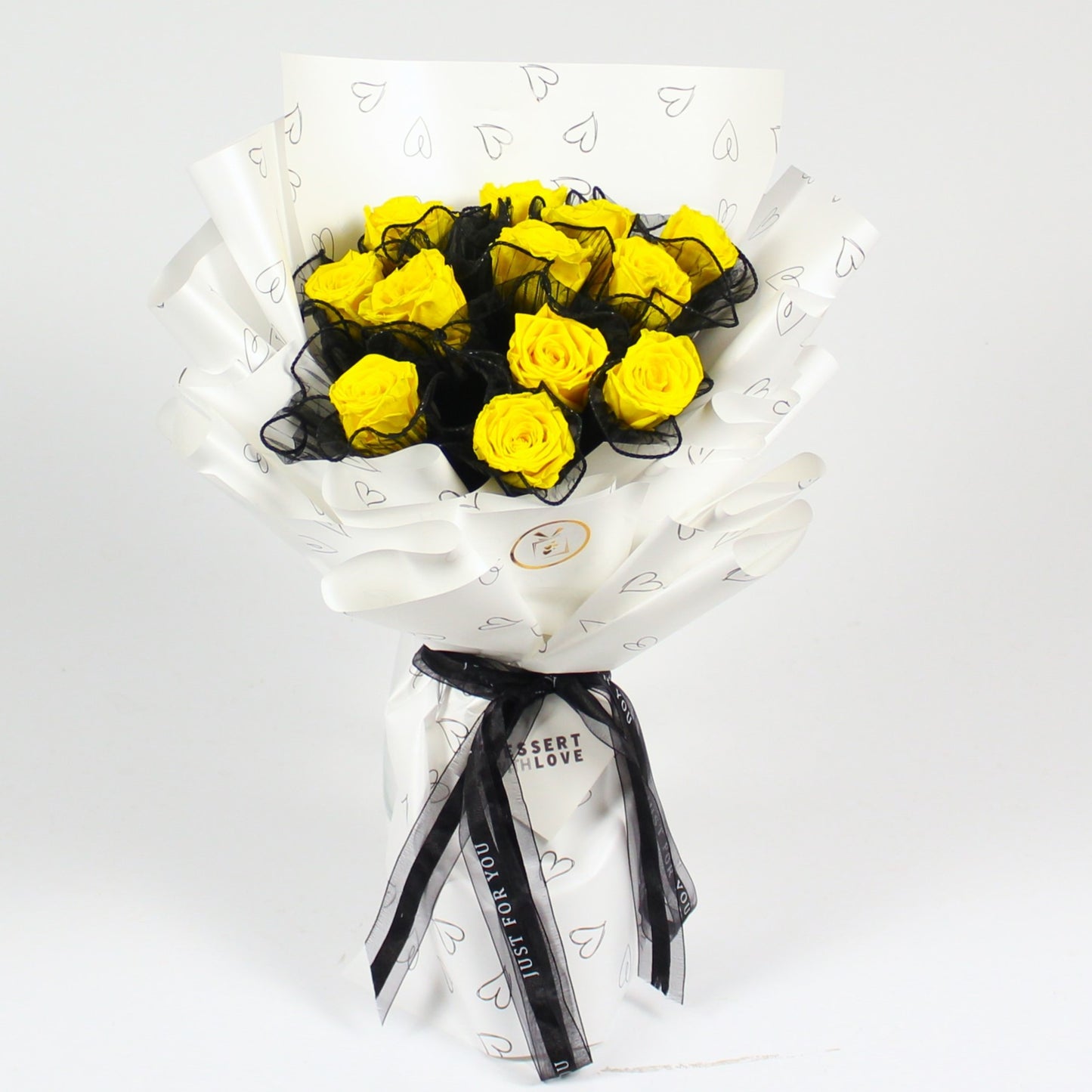 YELLOW ROSE BOUQUET | 12 ROSES