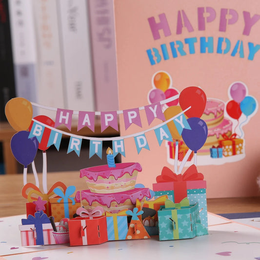 Happy Birthday 3D Pop-Up Card -II
