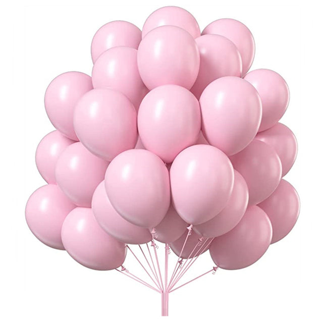 Classic Light Pink Balloon Bouquet | 10" Latex Helium Balloons
