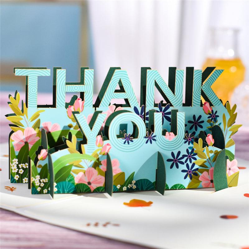 Thank You 3D Pop-Up Card - Dessert With Love