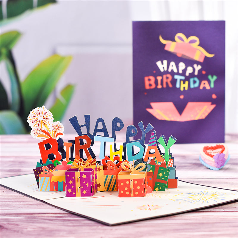 Happy Birthday 3D Pop-Up Card